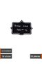 10 Pieces Erasable Black Label Decorative Chalkboard Shaped Dessert Coffee Cafe Name Board Dec4Z