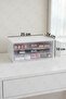 Sema White 3-Layer Makeup Organizer – Cosmetic Storage Box with Drawers Jewelry Organizer - 7