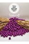 10 mm Luxury Plated Plastic Orchid Purple Pearl Beads (50Gram-100Pcs) Jewelry Bag Beads