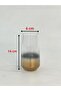 Titanium Coated Rose 6-Piece Long Glass Water Cup Set - 6-Piece Luxury Glass Cup Set - 8