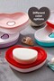 Heart Soap Dish Water Accumulating Solid Soap Dish over Sink Soap Holder - Mixed Color - 2
