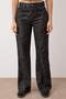 Çok Renkli Leopar Desenli Yüksek Bel Wide Leg Geniş Paça Jeans TWOAW26JE00154 - 3