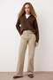 Taş  Yüksek Bel Comfort/Esnek Wide Leg Jeans TWOAW25JE00309