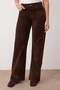 Kahverengi Süet Görünümlü Yüksek Bel Wide Leg Jeans TWOAW26JE00175 - 3