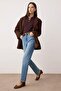 Mavi Yüksek Bel Comfort/Esnek Slim Fit Mom Jeans TWOAW26JE00229 - 2