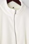 Ecru Fleece Zippered Oversize/Wide Fit Thick Knitted Sweatshirt Twoaw26Sw00057 - 6
