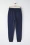 Navy Blue Regular/Normal Cut Letter Embroidered Jogger Sweatpants Tmnaw24Ea00014 - 11