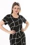 Rochie de zi, imprimeu multicolor - 3