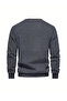 Ghassy Co. Men's Retro Color Blocked Cotton Shirt Collar Sweatshirt - 2