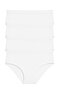 Set of 4 Ribbed Textured High Waist Women's Panties - Comfortable & Breathable