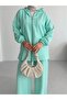 Women's Green 100% Cotton Hooded Top and Bottom Set |   Oversize Comfortable Fit |   Suitable for 4 Seasons - 6
