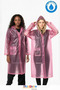 Unisex Eva Raincoat with Pockets, Snap Fasteners, Hooded Windproof and Rainproof