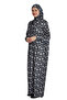 Practical One Piece Magnolia Patterned Prayer Dress - 2
