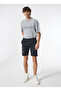 Normal Siyah Erkek Sweat Şort KBTX S211 REPOCKET_REPOCKET REGULAR - 2