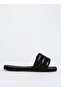 Black Women's Beach Slippers 41483120090