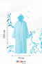 Unisex Eva Raincoat with Pockets, Snap Fasteners, Hooded Windproof and Rainproof - 3