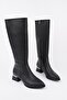 Collié Pointed Toe Side Zipper Heeled Women's Boots - 2