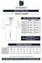 White Smoked Double Color Men's Polo Neck T-Shirt - 5