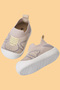 Docol Kids Baby Flexible, Comfortable Orthopedic Sole Beige Daily First Step Shoes and Sneakers