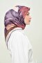 Patterned Rayon Scarf Daily Wrinkle-Free Non-Slip 90X90Cm