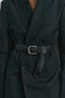 Kemer 2501 - Black Women's Belt with Antique Buckle - 2