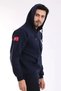 112 Emergency Health Care Unisex Hooded Cardigan - Navy Blue - 5