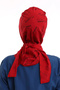 Hijab Neck Tied Bonnet - 1908 Red Kemal Atatürk - 2