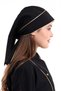Tailed Bonnet - Black-yellow Piping - 4