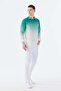 Green Comfort Fit Button Collar Easy-Iron Shirt
