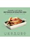 Healthy & Safe Enamel Cast Iron Rectangular Roasting Dish, 12-Inch - 7