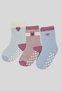 3 Pairs of Baby Girl-Child Anti-Slip Sole Winter Towel Socks