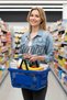 22 Liter 2 Colors 2 Pieces Grocery Basket, Shopping Basket, Grocery Basket with Handle - 2