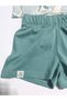 Kids Unisex Girls Boys Shorts Bottom Top Set Nursery 100% Cotton Casual Style Design Premium, Khaki - 7