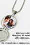 Round Pendant with Openable Photo Insertable Picture Cover Bbk50 - 2