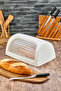Bread Storage Box with Lid for Bread Bowl - 2