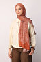 Morocco Pattern Double-Sided Shawl Cinnamon-Beige - 2