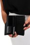 Women's Lock Detailed Wallet 1001-gd Black - 2