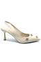 Feles open back stone detailed stiletto women's shoes ten - 2
