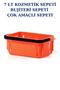 5 Pcs 7 Liters Cosmetic Basket Bijouterie Basket Stationery Basket Hardware Basket - 6