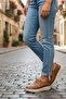 Women's Orthopedic Leather Shoes-Tan - 3
