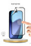 Apple iPhone 17 5G 2025 Premium Nano Ceramic Full Glue Full Cover Matte Flexible - Clear/Black - 3