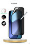 Apple iPhone 17 Pro 5G 2025 Premium Nano Ceramic Privacy Full Cover Matte Flexible Clear/Black - 4
