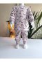 Girl-Boy Baby-Child Pajama Set 100% Cotton Long Sleeve Front Snap Fastener Seasonal - 3