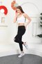 Smoked Knee Ripped High Waist Pants Skinny Jeans - 3