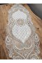 Luxury Set of 5: Living Room Set - Cream Velvet Runner - Sofor - Autocar Math - Napkin - 2