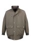 Plus Size Cotton Seasonal Coat with Ribbing (Extra Wide Fit)