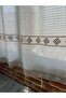 Buldan Handcrafted Monika Curtain with Lace on the Edge, 100% Cotton, Authentic Sunshade Curtain - 3