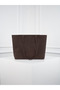 Lune Women's Nubuck Waterproof Large Size Large Volume Hand and Shoulder Bag Brown - 2