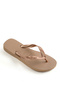 Rose Gold Women's Beach Slippers 4137428 - 3