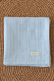 100% Organic Cotton Double Layer Muslin Blanket Baby Blue (75X85 cm) - 2